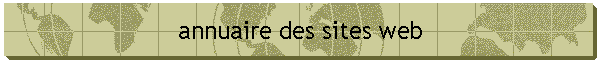 annuaire des sites web