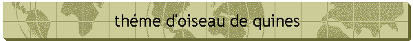 th�me d'oiseau de quines